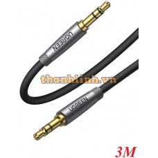 Cáp 3M 3.5mm Male to Male Copper Case Braid Brown Ugreen 10116