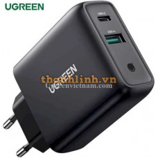 Sạc Tường Ugreen 36W (A+C) EU (Đen) 10217