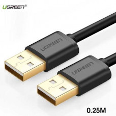 Cáp USB 2.0 2 đầu đực dài 0,25m chính hãng Ugreen 10307 cao cấp