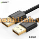 Cáp USB 2.0 2 đầu đực dài 0,25m chính hãng Ugreen 10307 cao cấp