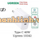 Bộ sạc 2 cổng Type C 40W Ugreen 10342