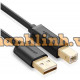 Cáp máy in USB 2.0 dài 3m Ugreen 10351 cao cấp