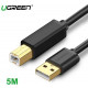 Cáp máy in USB 2.0 dài 5m Ugreen 10352 cao cấp