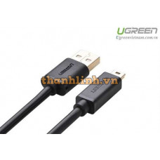 Cáp USB 2.0 to USB Mini 25cm Ugreen 10353 cao cấp