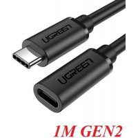 Cáp nối dài USB Type-C 3.1 GEN2 (Male/Female) hỗ trợ 4k@60hz dài 1m Ugreen 10387 cao cấp