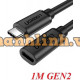 Cáp nối dài USB Type-C 3.1 GEN2 (Male/Female) hỗ trợ 4k@60hz dài 1m Ugreen 10387 cao cấp