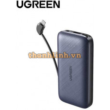 Sạc dự phòng Ugreen 10000mAh PD 20W kèm cáp Lightning 10398