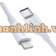Cáp sạc USB Type-C to Lightning dài 1m chuẩn MFI Apple, sạc nhanh 3A Ugreen 10493 cao cấp