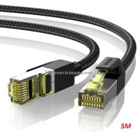 Ugreen 10643 15M Đen OD5 5mm CAT7 Cáp Ethernet đồng dây dù NW150 20010643
