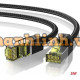Ugreen 10643 15M Đen OD5 5mm CAT7 Cáp Ethernet đồng dây dù NW150 20010643