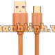 Ugreen 10665 25CM Màu Cam Cáp Usb 2.0 Sang Type-C mạ vàng US141 20010665