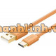 Ugreen 10667 1M Màu Cam Cáp Usb 2.0 Sang Type-C mạ vàng US141 20010667