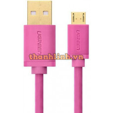 Ugreen 10674 1,5M Màu Hồng Green Cáp Usb 2.0 Sang Type-C mạ vàng US141 20010674