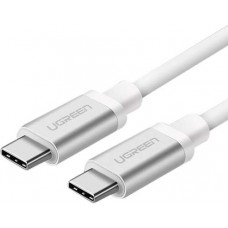 Ugreen 10678 1M màu Trắng Dây USB Type-C truyền dữ liệu và sạc mạ Nikel đầu nhôm US161 20010678