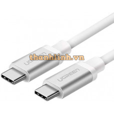 Ugreen 10679 1,5M màu Trắng Cáp USB Type-C 3.1 đầu nhôm US161 20010679