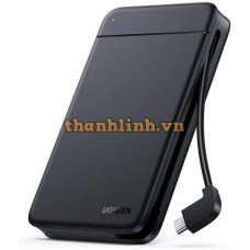 Ugreen 10904 tích hợp cáp Type-C hỗ trợ 10TB Hộp đựng ổ cứng 2 5 inch CM352 20010904