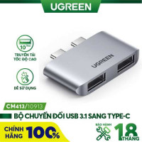 Ugreen 10913 macbook hub 2 x USB Type-C ra 2 x USB 3.0