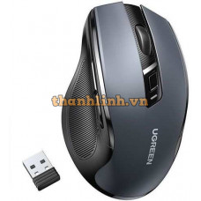 Chuột không dây Ultra Silent 2.4Ghz, chuột công thái học 5 cấp độ 4000DPI Ugreen 15063 (kèm