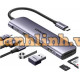Bộ chuyển Type C to HDMI 4k@30Hz + 2 x USB 3.0 + USB-C + SD&TF + PD Ugreen 15214