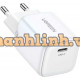 Sạc nhanh Ugreen Nexode GaN 30W Mỹ (Xám không gian) 15326