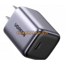 Sạc nhanh Ugreen Nexode 20W USB-C PD GaN US (Trắng) 15328