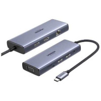 USB-C sang USB-A 3.0*2+USB-C 3.0*2+HDMI+PD+SD/TF+RJ45 4K60Hz 15375