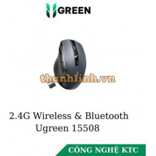 Chuột không dây bluetooth + wireless 2.4ghz Ugreen 15508 MU006