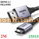 Cáp Mini HDMI to HDMI 8K@60Hz dài 2M Hỗ trợ Dynamic HDR, eARC Ugreen 15515 cao cấp