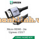Cáp Micro HDMI to HDMI dài 2m hỗ trợ 8K Ugreen 15517