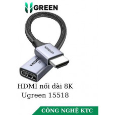 Cáp HDMI 2.1 nối dài 15cm chuẩn 8K Ugreen 15518