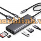 Hub USB Type-C 7 trong 1 ra HDMI 4K@30Hz, USB Type-C, USB-A 3.2, SD/TF, Sạc PD 100W Ugreen 15531