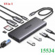 Docking Station 10 in 1 Type-C Thunderbolt Revodok Pro 210 ra HDMI, USB, LAN, SD/TF, PD Ugreen 15534