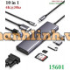 Hub USB Type-C 10 trong 1 ra HDMI, VGA, USB, Lan 1Gbps, 3.5mm, SD/TF, Sạc PD 100W Ugreen 15601
