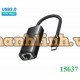 Cáp chuyển đổi USB Type-C 3.0 to Lan Gigabit 10/100/1000Mbps Ugreen 15637 cao cấp