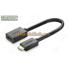 Cáp nối dài Mini HDMI to HDMI dài 20cm chính hãng Ugreen 20137