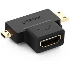 Ugreen Micro HDMI + Mini HDMI Male to HDMI Female 20144