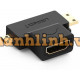 Ugreen Micro HDMI + Mini HDMI Male to HDMI Female 20144