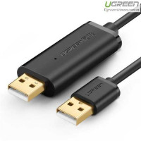 Cáp Ugreen USB 2.0 Data Link 2m (Đen) 20233