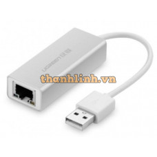 USB 2.0 ra LAN model 20257 vỏ nhôm Ugreen 20257