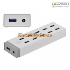 Hub Sạc USB 3.0 10 Cổng Ugreen (Trắng) 20297