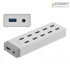 Hub Sạc USB 3.0 10 Cổng Ugreen (Trắng) 20297