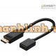 Bộ chuyển đổi cáp DP đực ra HDMI cái model 20404 15cm Ugreen 20404