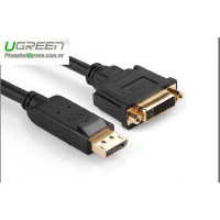 Cáp chuyển đổi Displayport to DVI 24+5 âm chính hãng Ugreen 20405 cao cấp