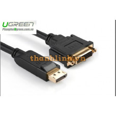 Cáp chuyển đổi Displayport to DVI 24+5 âm chính hãng Ugreen 20405 cao cấp