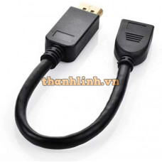 Cáp nối dài DP đực ra cái model 20407 25cm Ugreen 20407