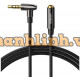 Cáp nối dài âm thanh góc 4 cực Ugreen 1m 20494