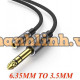 Cáp âm thanh 3 cực đực 6,35mm đến 4 cực 3,5mm Ugreen 20498
