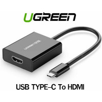 Bộ chuyển đổi USB-C ra HDMI model đen 15cm Ugreen 20587