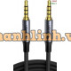 Cáp âm thanh AUX 3.5mm 2 đầu dương 4 cực dài 2M bện nylon hỗ trợ mic Ugreen 20782