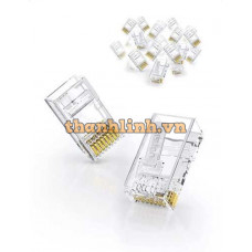Hạt mạng RJ45 xuyên thấu hộp 50c Cat5/Cat6 Ugreen 20798